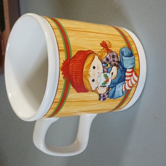 Vintage Mug 1984 Country Cousins Holiday Winter Coffee Hot Chocolate Drink wear - Picture 1 of 7
